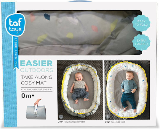 Taf Toys Baby Nestkissen Take Along Cosy Mat Gray 100x72cm
