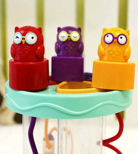 B.Toys Maze Sorting Toy with 3 Owls with Sounds for 10++ Months