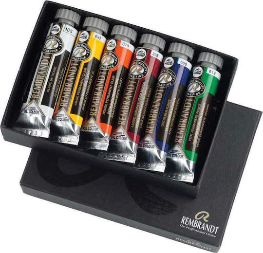 Royal Talens Rembrandt Σετ Λαδομπογιές 15ml 6τμχ