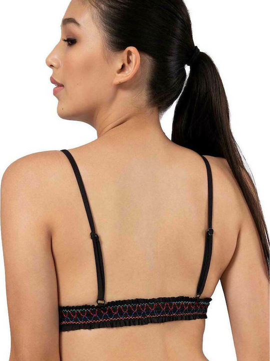 Triangle Bikini Top Riad Black