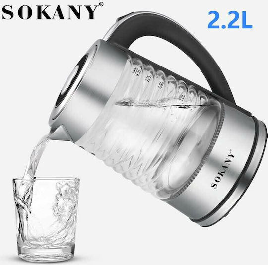 Sokany SK-1027 Reisekessel 2.2Es 2000W Grau