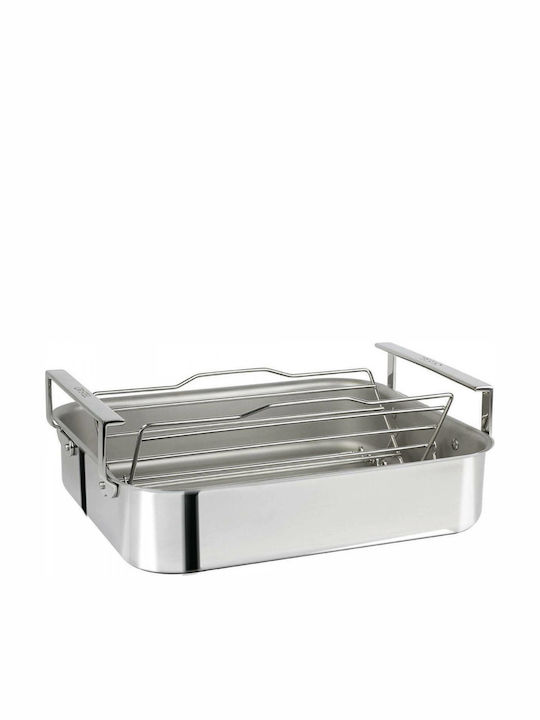 Cristel Complements Baking Pan Rectangular of Stainless Steel 31x40cm