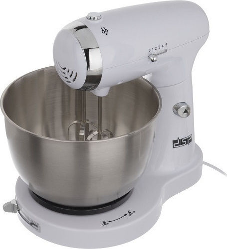 DSP Μίξερ με Inox Κάδο 3.2lt Λευκό 350W