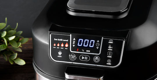 MasterPro Smokeless Grill Мултикукър 1760W с Капацитет 5.6лт Черен