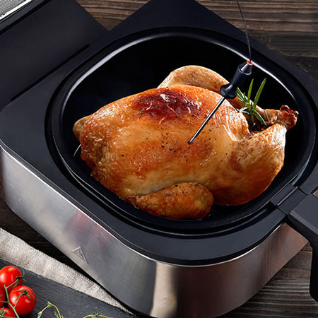 MasterPro Smokeless Grill Мултикукър 1760W с Капацитет 5.6лт Черен