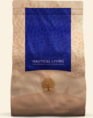 Essential Foods Nautica Living Small Size Adult 3kg Dry Food Grain Free for Adult Dogs of Small Breeds with Salmon