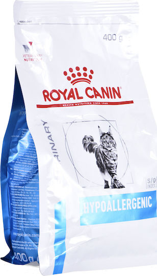 Royal Canin Veterinary Diet Hypoallergenic DR 25 Trockenfutter ohne Gluten für erwachsene Katzen mit Geflügel / Reis 0.4kg