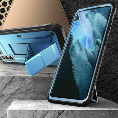 Supcase Unicorn Beetle Pro 360 пълно покритие Синтетичен Metallic Blue (Галакси С21 5G)