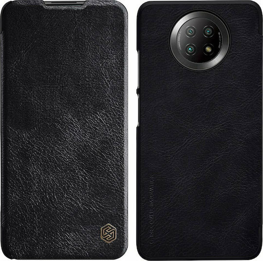 Nillkin Qin Buchen Sie Synthetisches Leder Schwarz (Redmi Note 9T)