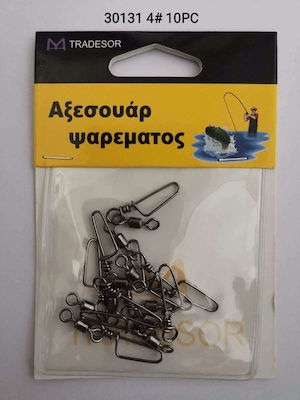 Tradesor Coasere Snap Pescuit No4 Set 10buc