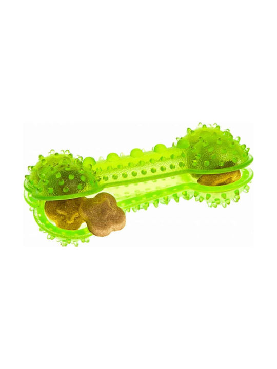 Ferplast PA 6408 Dog Toy Bone Small Green 12.5cm