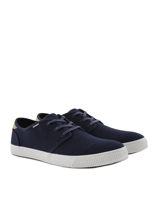 Carlo Men's Leather Casual Shoes Blue