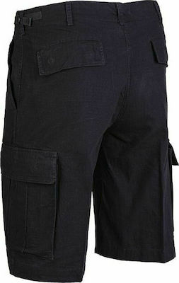 Mil-Tec US Prewash Ripstop Jagdhose Schwarze Shorts in Schwarz Farbe 11402002