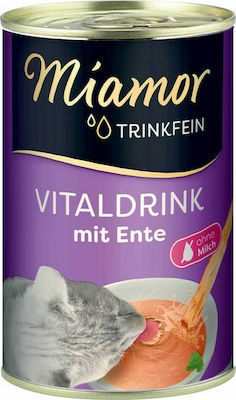 Miamor TrinkFine Wet Food for Adult Cats In Can with Duck 1pc 135gr