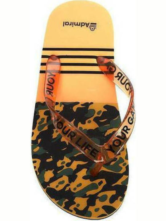 Admiral Kinder Flip Flops Orange Ambi