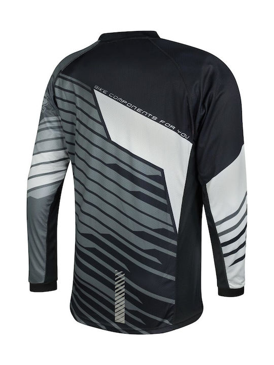 Force Downhill Long Sleeves Cycling Jersey Gray