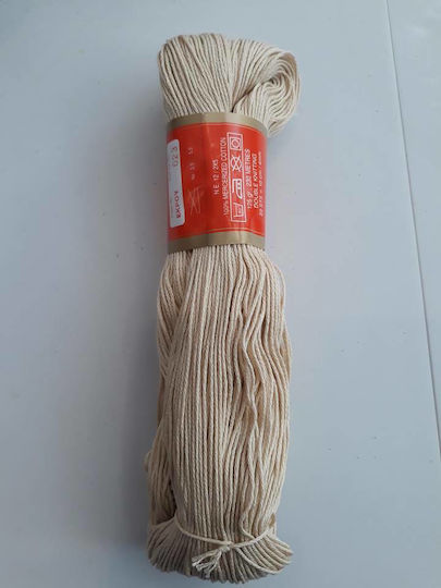 Petalouda Cotton Knitting Yarn Super 10 125gr 230m 3201 Ecru 230m 125gr