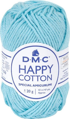 DMC Νήμα Πλεξίματος Βαμβακερό Happy Cotton 392 785 43μ. Γαλάζιο