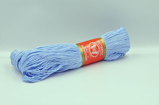 Petalouda Cotton Knitting Yarn Super 10 125gr 230m Blue 230m 125gr