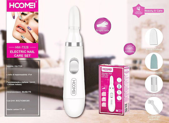 Hoomei Nagelfräser Batterie Weiß
