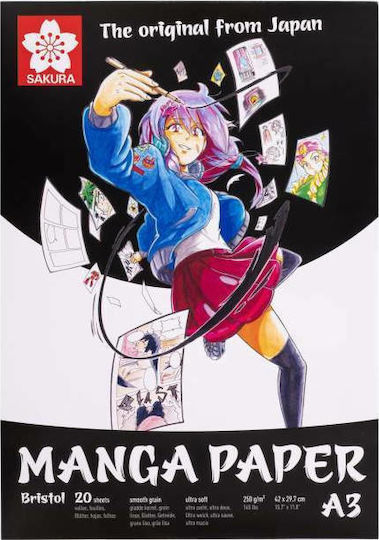 Royal Talens Sketch Pad Sakura A3 Manga Paper 20 Sheets 250g