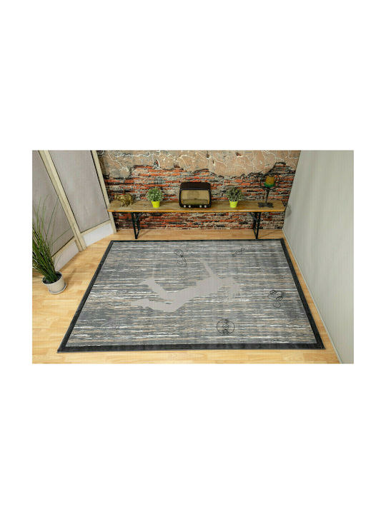 Ezzo Dancer A649ACD Kids Rug Gri 160x230cm Thickness 6mm