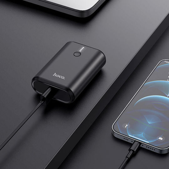 Hoco Q3 Mayflower 10000mAh 18W with USB-A Port and USB-C Port Quick Charge 3.0 Black