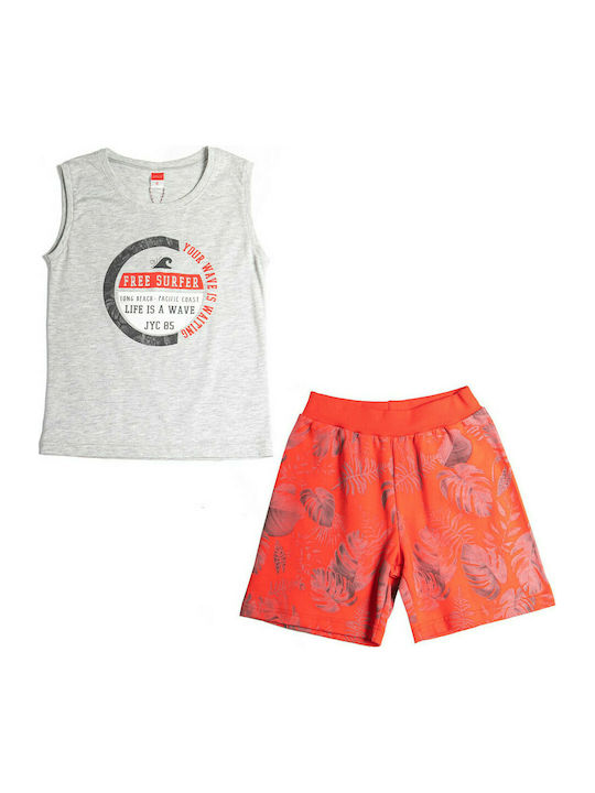 Joyce Kids Set with Shorts Summer 2pcs White