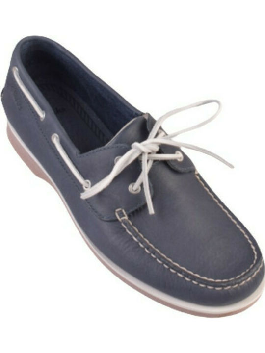 Clarks Quay Port Leder Herren Mokassins in Blau Farbe