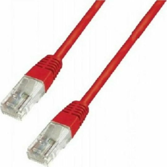 Anga U/UTP Cat.6e (High Speed) Καλώδιο Δικτύου Ethernet 1m Κόκκινο
