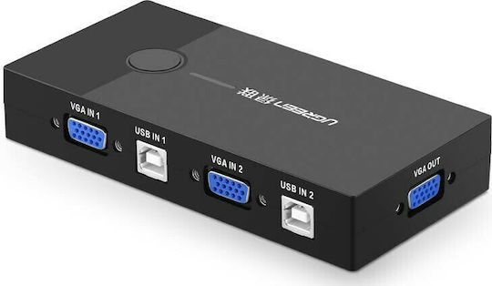 Ugreen 2 In 1 Out USB VGA KVM Switch