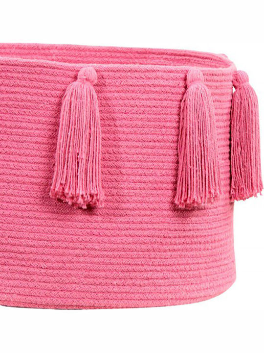 Lorena Canals Cutie de Depozitare Jucării pentru Copii Tassels Fuchsia 45x30x30cm 1buc