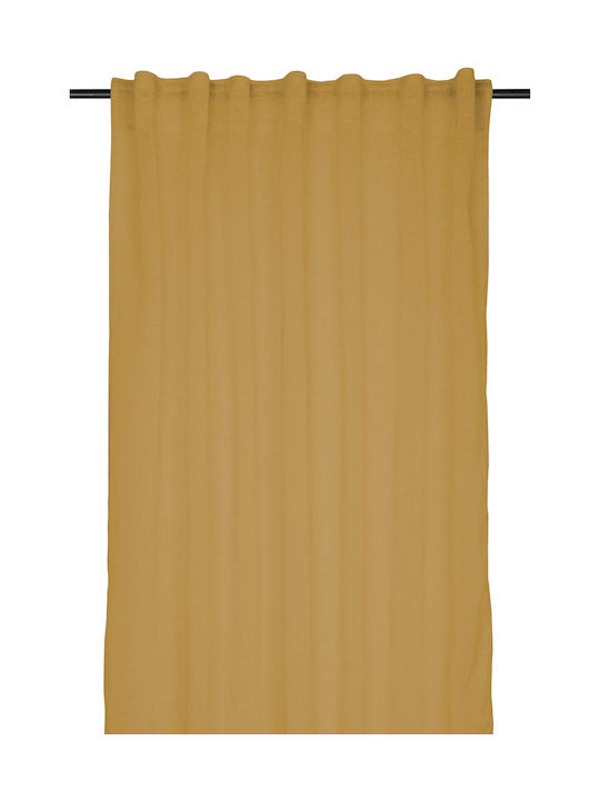 Kids Tab Top Curtain S-F Madrid Curry R6A194006VL 140x260cm