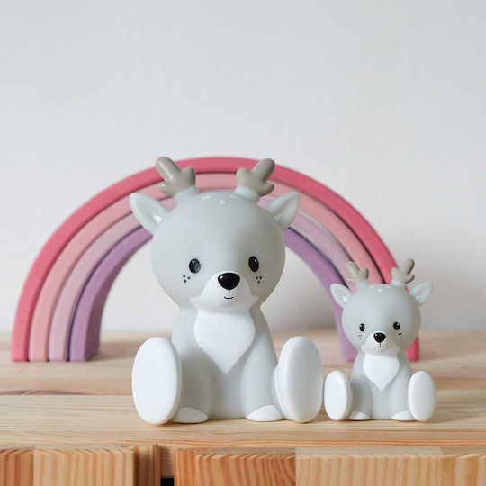 Flow Led Kids Decorative Lamp Fabian Gray 10x9x13.5εκ.