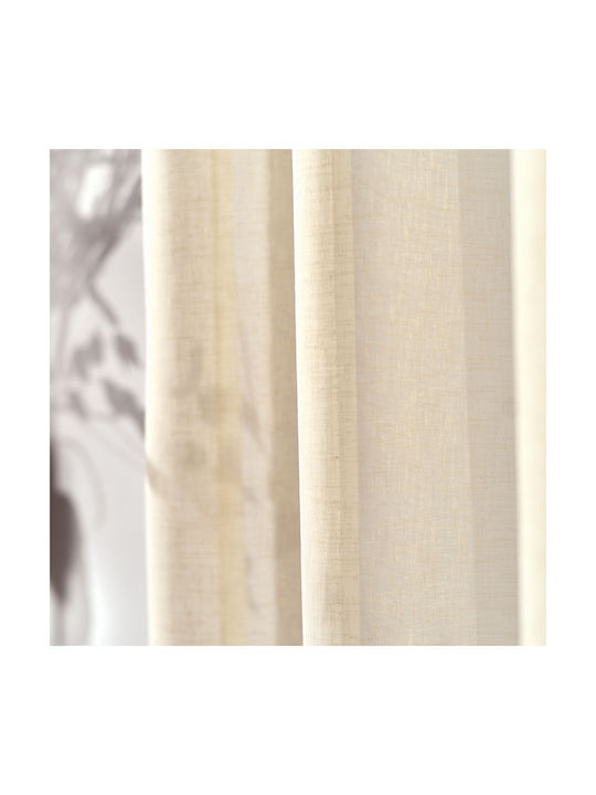 Pierre Cardin Завеса с Копчета Georgette Taupe 140x270бр