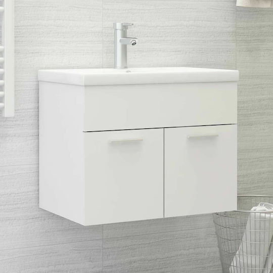 vidaXL Bench without sink L60xW38.5xH46cm White