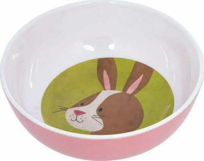 Sigikid Baby Food Bowl Λαγουδάκι made of Melamine Pink