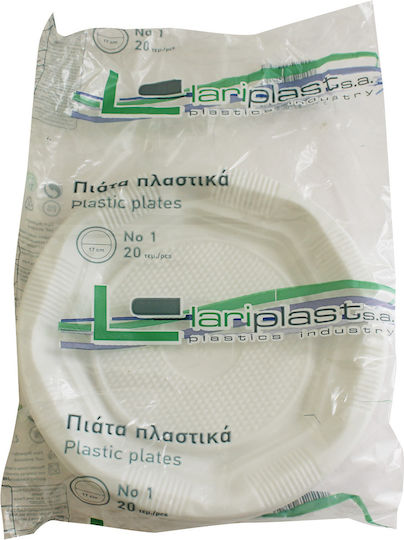 Lariplast Многократна Чиния Ø17см 20бр