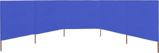 vidaXL vidaXL Stoff Panel Für Zäune In Blau Farbe 1.6x6m