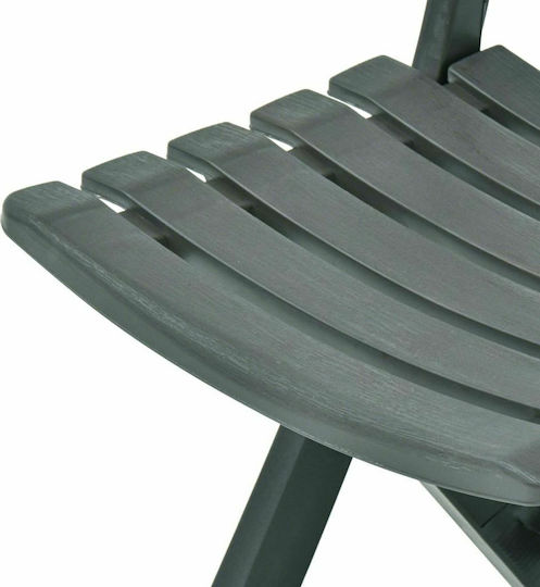 Outdoor Chair Plastic Green 2pcs 44x41x78cm