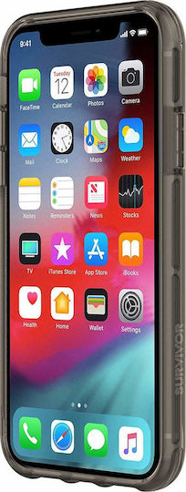Griffin Survivor Back Cover Σιλικόνης 1.2mm Μαύρο (iPhone XS Max)
