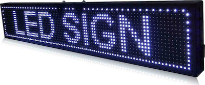 Rolling LED Signs One - Sided 100x20cm White