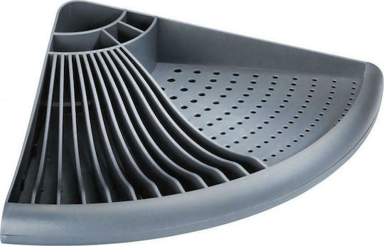 Wenko Suport pentru vase colțar Grey Scurgător de vase Din Plastic în Culoarea Gri 50x35x9cm Wenko Suport pentru vase colțar Grey Scurgător de vase Din Plastic în Culoarea Gri 50x35x9cm