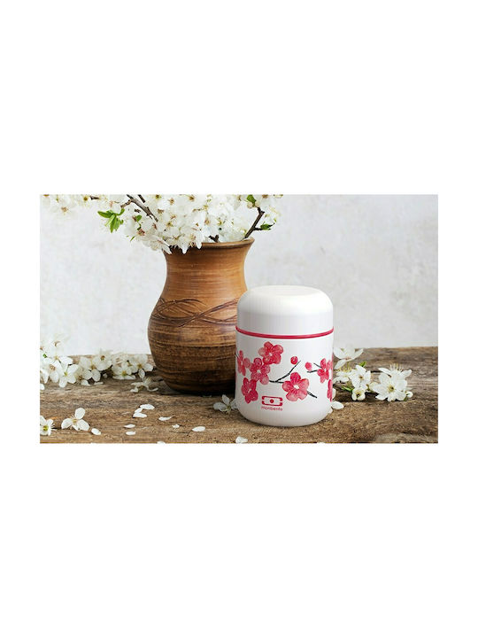 Monbento Graphic Δοχείο Φαγητού Inox Θερμός Ροζ 280ml