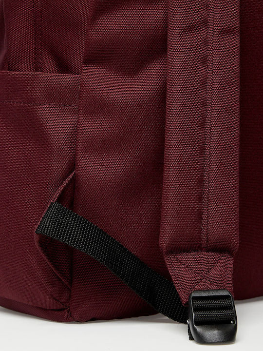 Vans V Bag Port Royale School Bag Backpack Junior High-High School Burgundy with Water Bottle Holder 22Liters