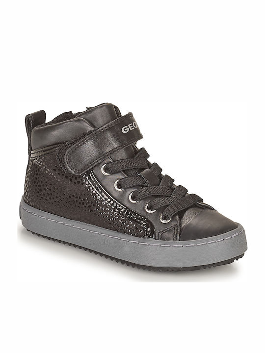 Geox Kids Sneakers High Anatomic with Scratch Gray