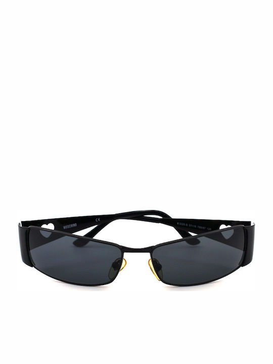 Moschino Women's Sunglasses with Black Metal Frame and Black Lens M3225-S 78987