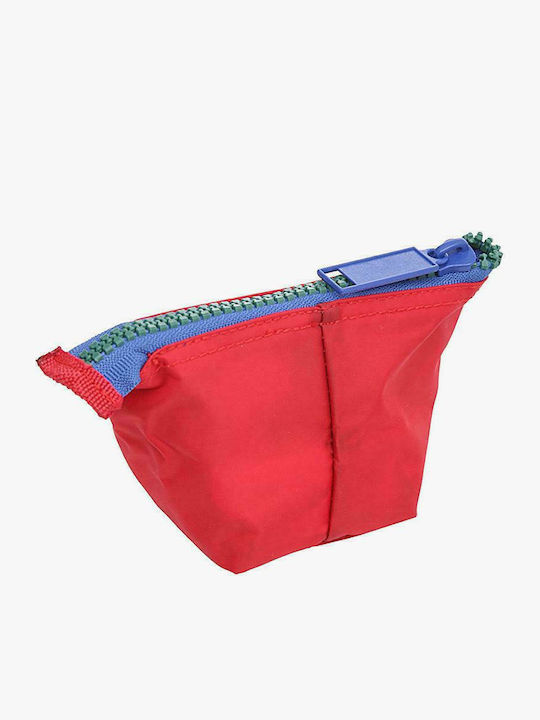 Benetton Portofel pentru copii cu buzunar pentru monede cu fermoar Roșu Benetton Portofel pentru copii cu buzunar pentru monede cu fermoar Roșu