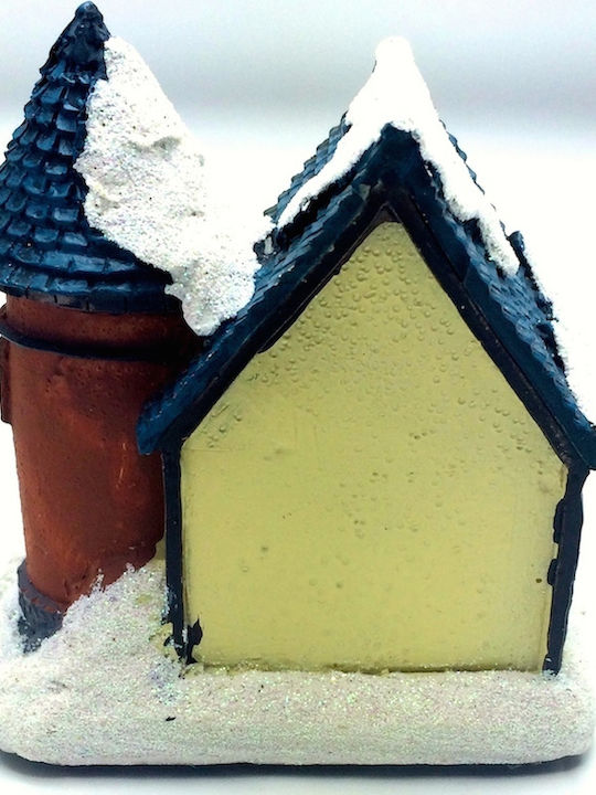 SP Souliotis Christmas Illuminated Decorative House with Battery 9.2x8.5x6cm.