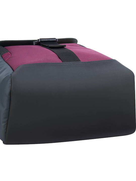 Delsey Securflap Τσάντα Πλάτης για Laptop 15.6" σε Μπορντό χρώμα